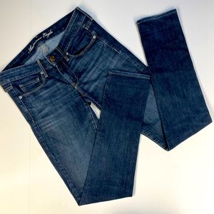 American Eagle stretch skinny 6 long
